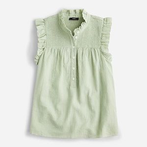 NWT J. Crew Garden Top in Soft Gauze